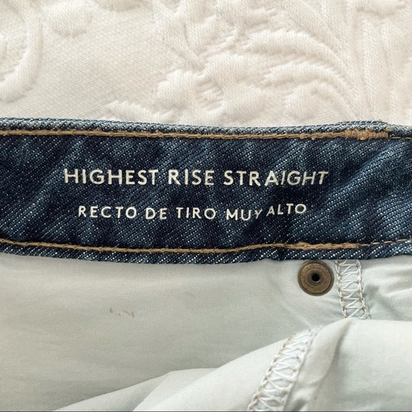 Universal Thread Highest Rise Straight Ripped Jean - Picture 5 of 10